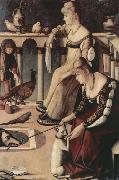 Vittore Carpaccio Two Venetian Ladies on a Balcony (nn03) china oil painting reproduction